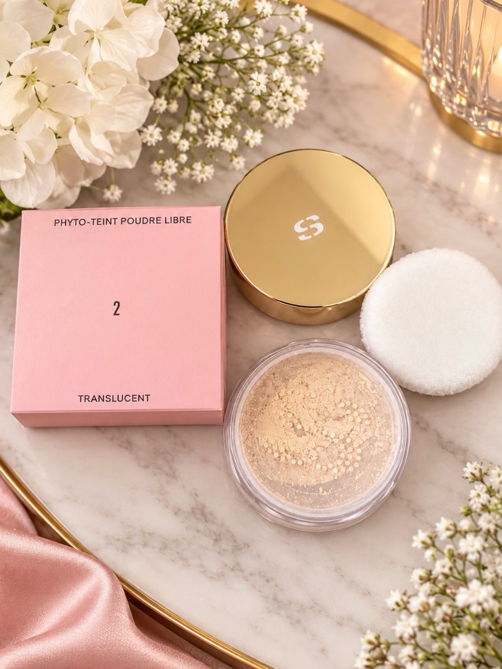 Sisley- Translucent Loose Setting Powder - Gold Compact-#2